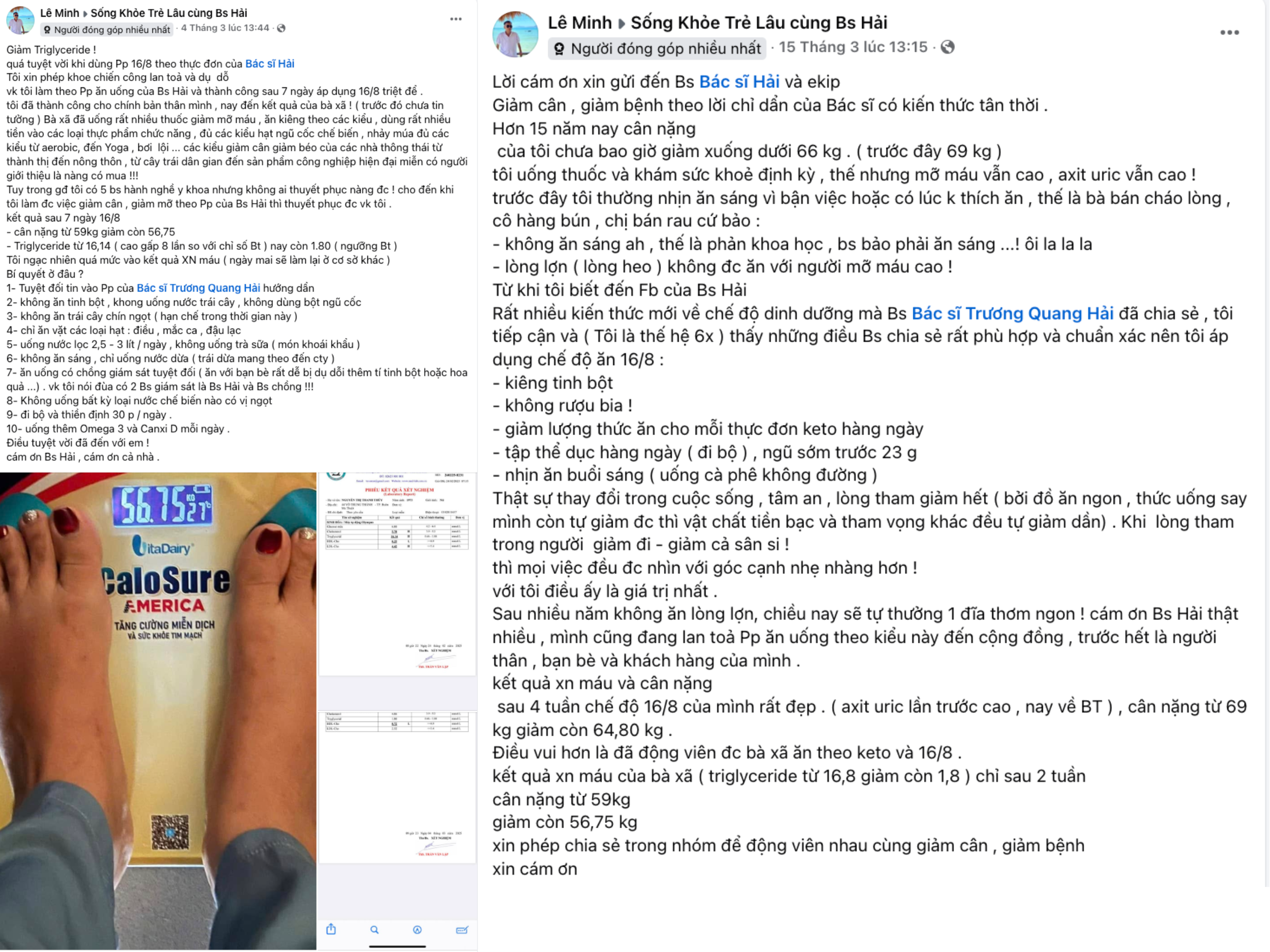 Fasting – Cuộc cách mạng thay đổi sức khoẻ của vợ chồng chú Lê Minh