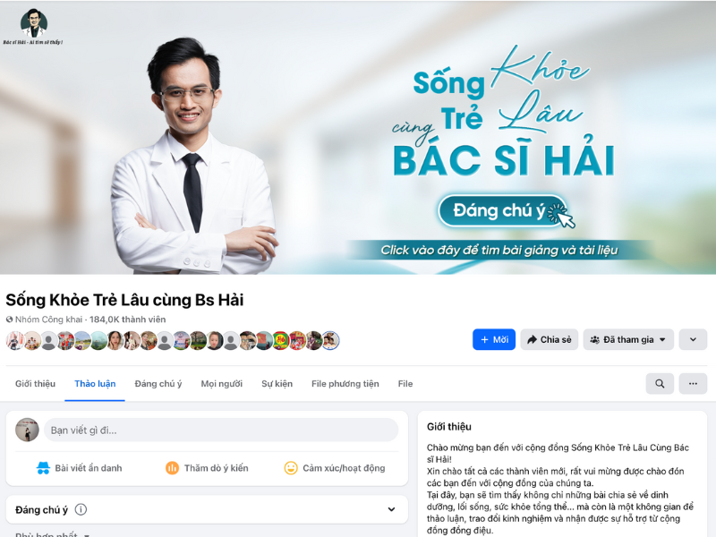 Sống Khỏe Trẻ Lâu cùng Bác sĩ Hải