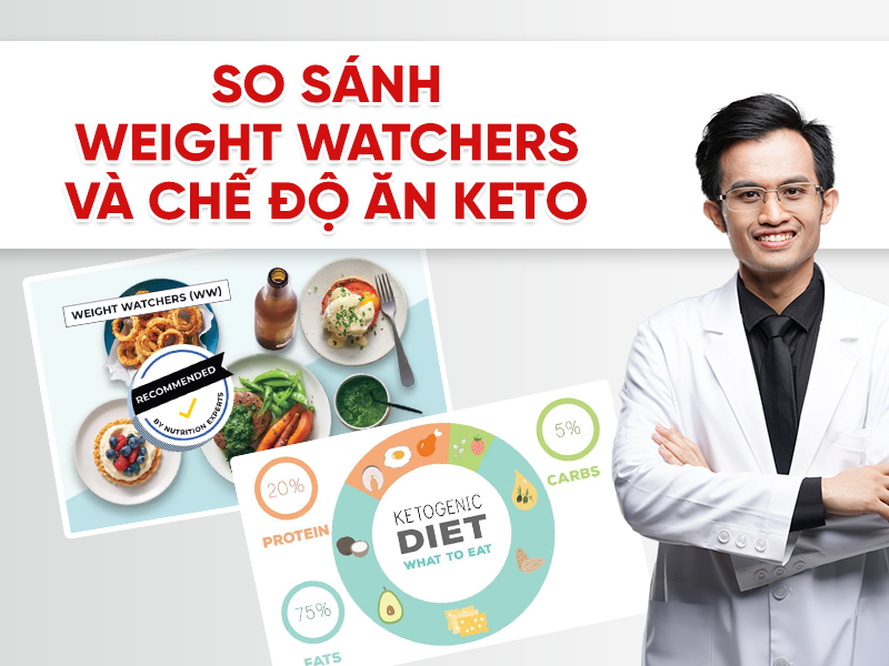 So sánh Weight Watchers và chế độ ăn Keto về giảm cân và sức khỏe